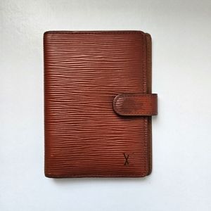 Louis Vuitton Epi Small Agenda Brown